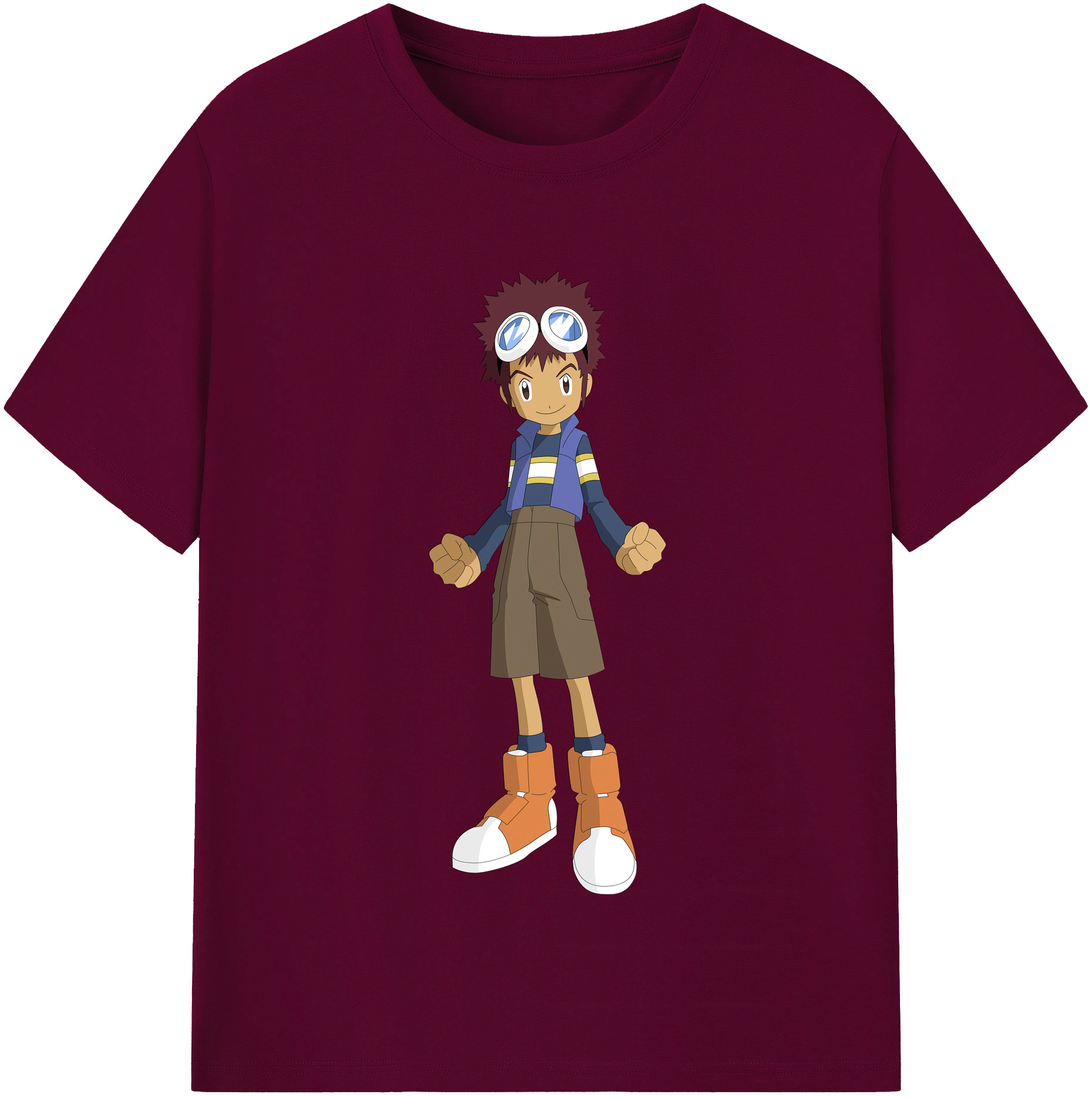 （画像用） Digimon デジタルモンスター/デジモン レディースカジュアルプリントTシャツ（綿100％）